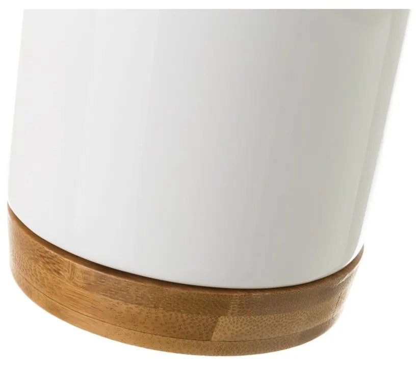 Perie de WC albă din ceramică Simply – Casa Selección