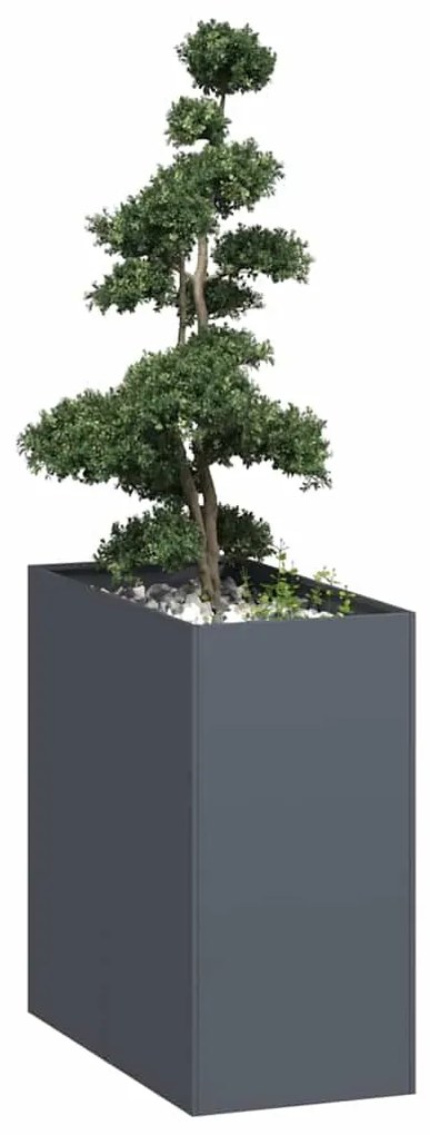 vidaXL Jardinieră Antracit 40x80x80 cm Oțel