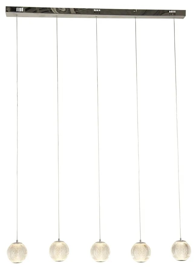 Lustra moderna cu 5 pendule LED Allure