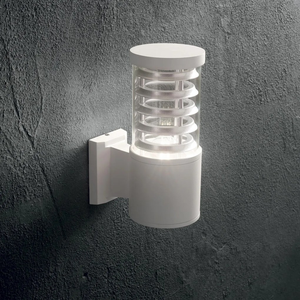 Aplica de perete iluminat exterior IP44 TRONCO AP1 BIANCO 118659
