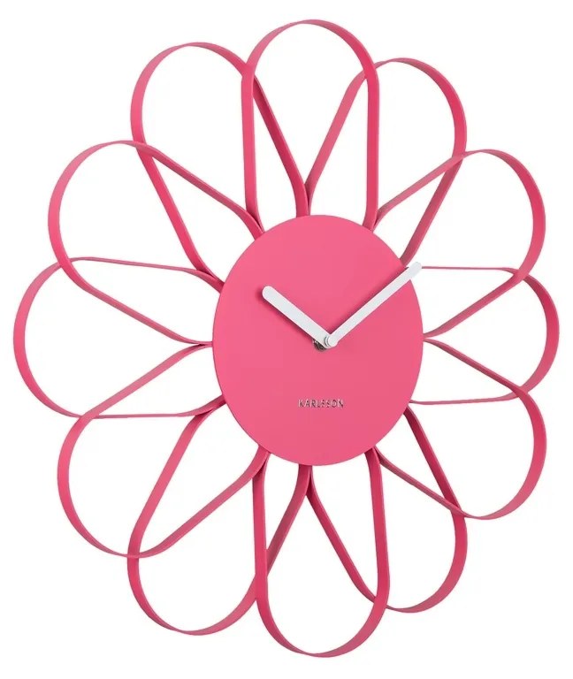 Karlsson 5975BP ceas de perete design roz,diametru 40 cm