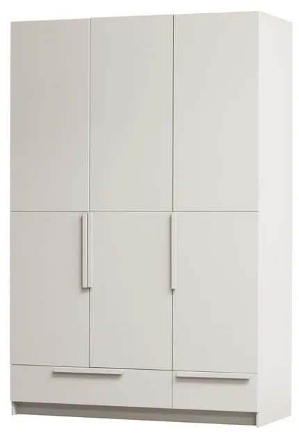 Dulap modular crem din lemn de pin 142x215 cm Pure – WOOOD