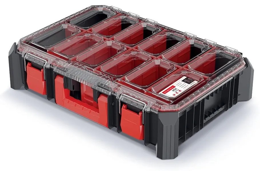 Organizator C, 54,3 cm, inaltime cu compartimente, negru