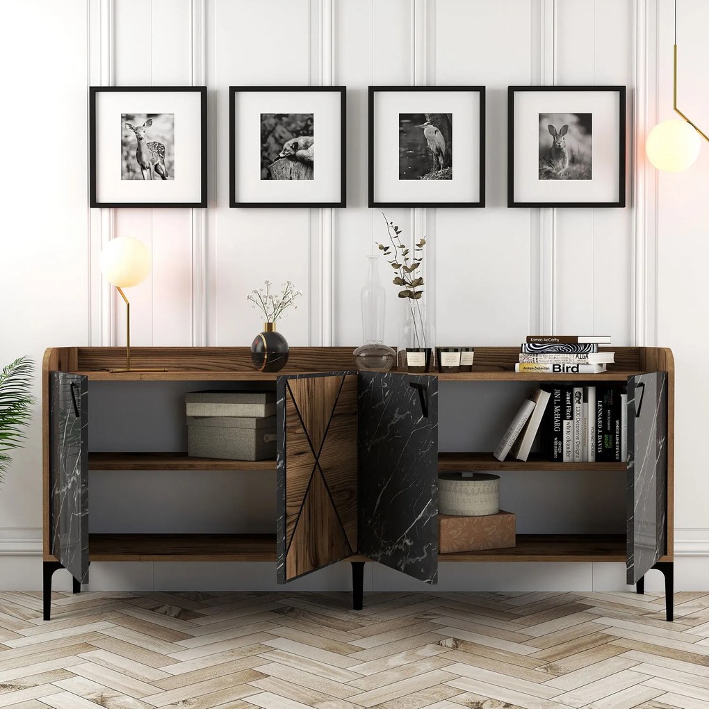 Dulap Venedikt (nuc + negru). 1072735