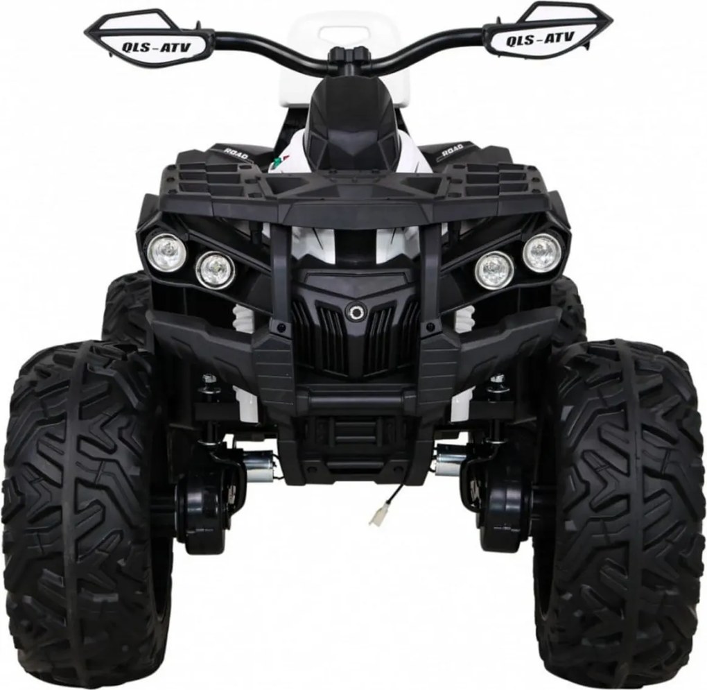 ATV Electric cu acumulator pentru copii NOVOKIDS™ PowerQuad PRO , Cu melodii si lumini, Lungime 103 cm, 3-8 ani , Max 35 kg , Roti EVA, 12V, 4