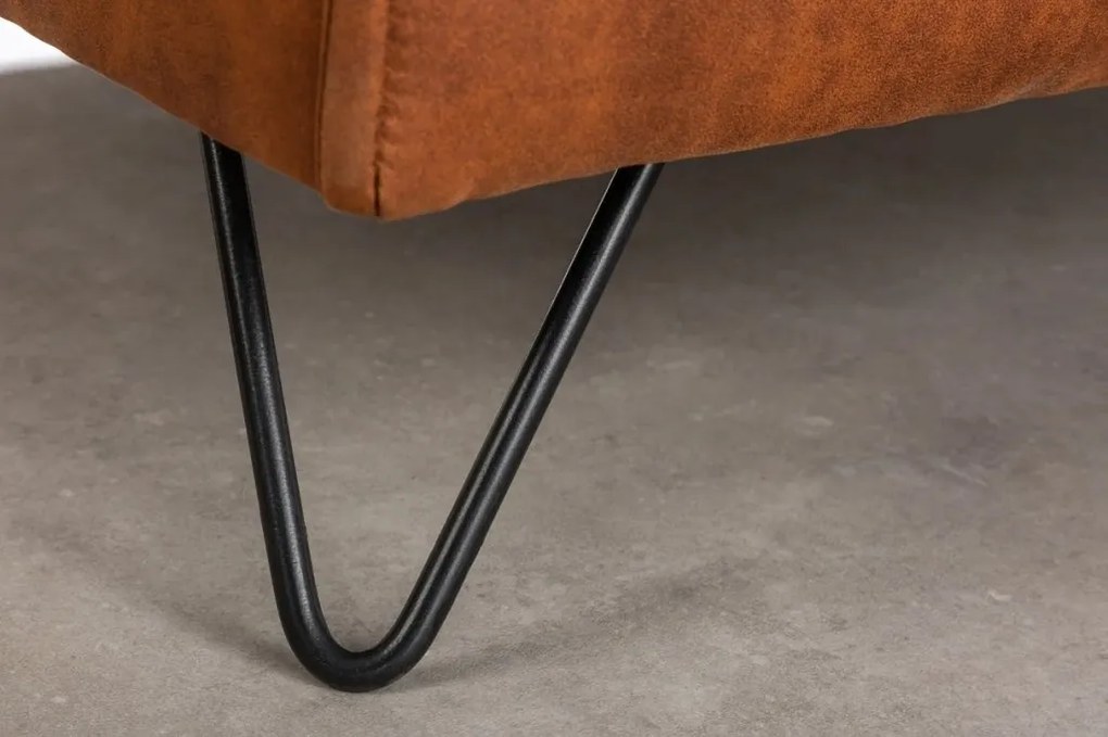 Canapea moderna, MIcrofibra, Maro Antic, ROCCO 195cm