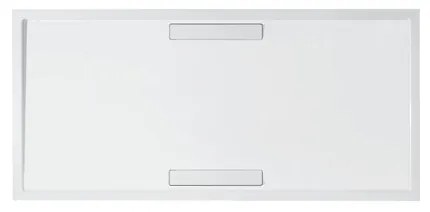 Cadita de dus dreptunghiulara, Villeroy&amp;Boch Squaro, 160x90cm, H1.8cm, Alb Alpin, UDQ1690SQR2V-01