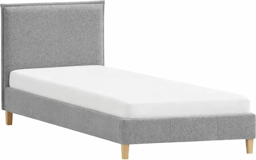 Pat tapițat cu somieră 90x200 cm Tina – Ropez