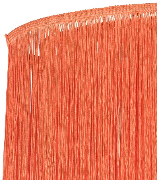 Plafoniera orientala aurie cu abajur roz cu franjuri - Franxa