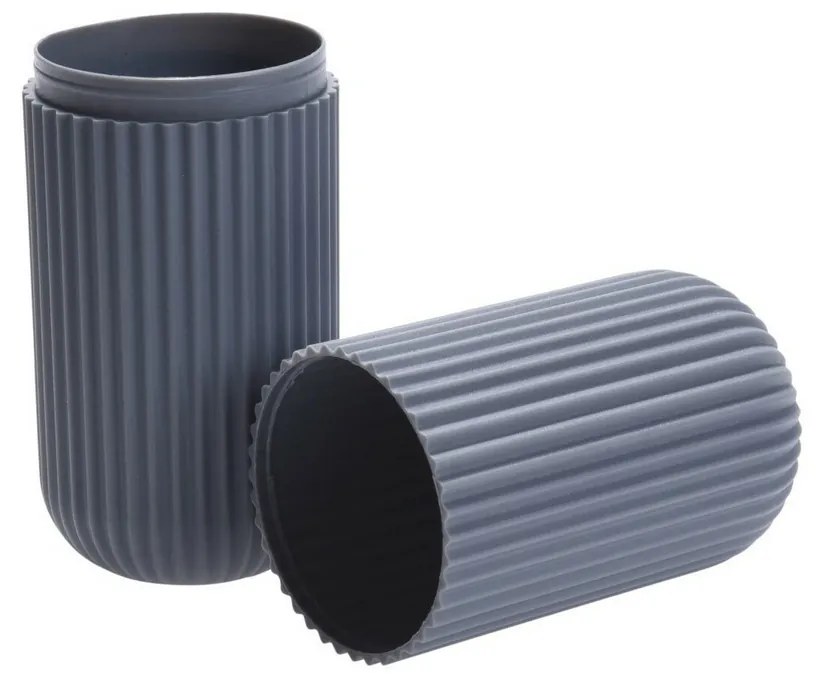 Organizator/carcasă de călătorie Stripe maro, 5 x 19 cm