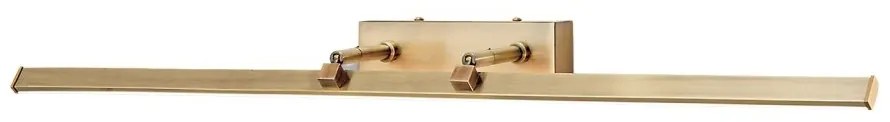 Aplica LED pentru tablou PUBLIO L-75cm alama antique