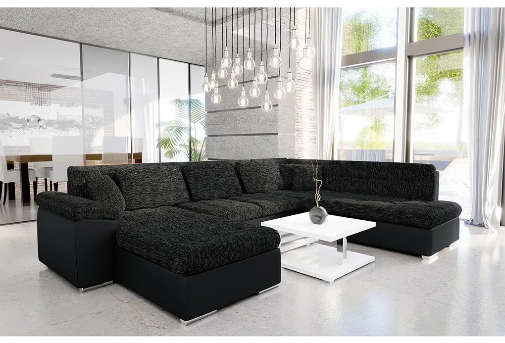 Colțar Talina cu funcție de dormit (Dreapta U) (Uttario Velvet 2954 + Uttario Velvet 2954 + Evo 29). 1059436