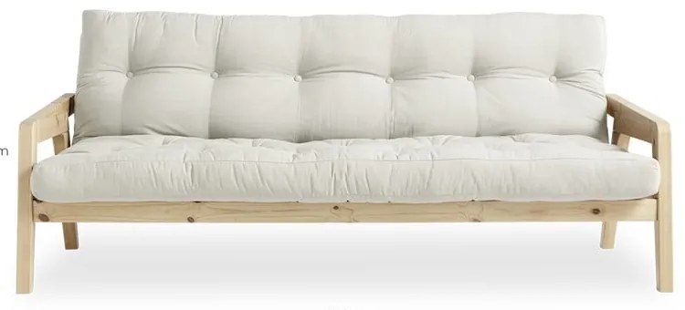 Canapea galbenă extensibilă 204 cm Grab - Karup Design