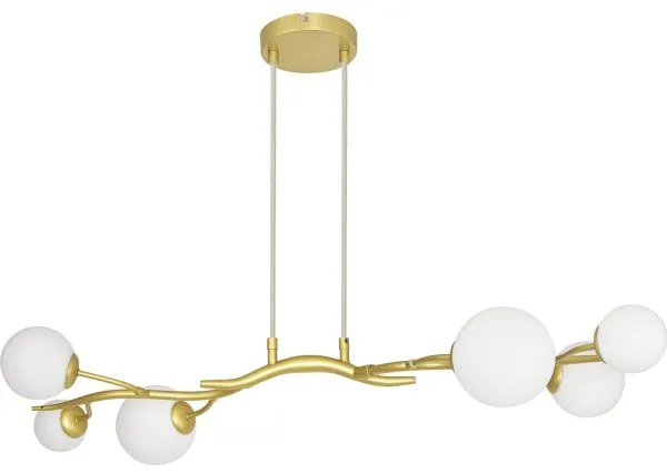 Lustră LED pe cablu Brilagi MISTEL 6xG9/3W/230V auriu/alb