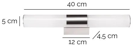 Aplică LED pentru tablouri ONLI OBUT LED/8W/230V 4000K crom mat