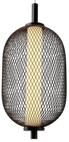 Pendul LED pe cablu PUMA LED/10W/230V diam. 15 cm negru