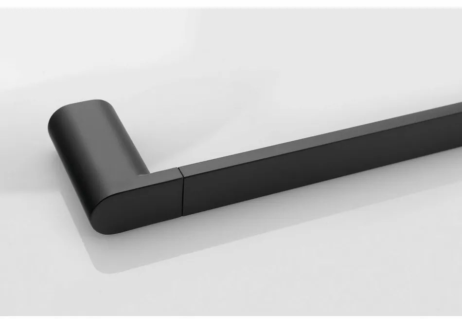 SAPHO RF010/15 Flori suport pentru prosoape 40 x 7cm, negru mat