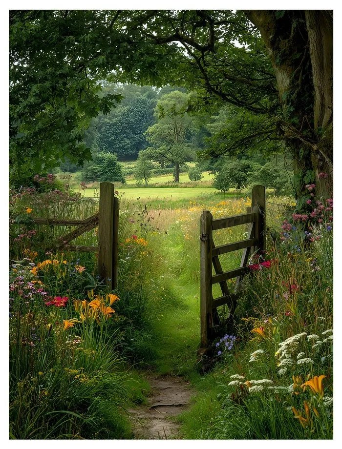 Tablou 60x80 cm Garden Gate – Styler