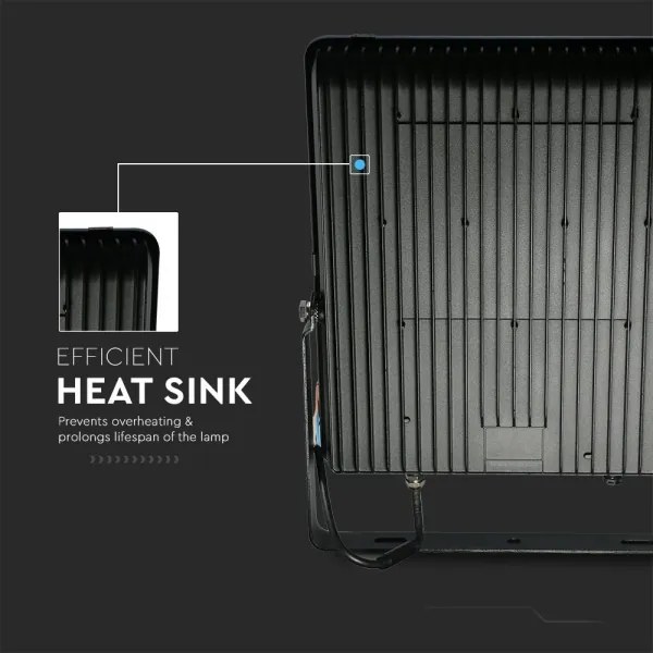 Proiector LED/30W/230V 6400K IP65 negru