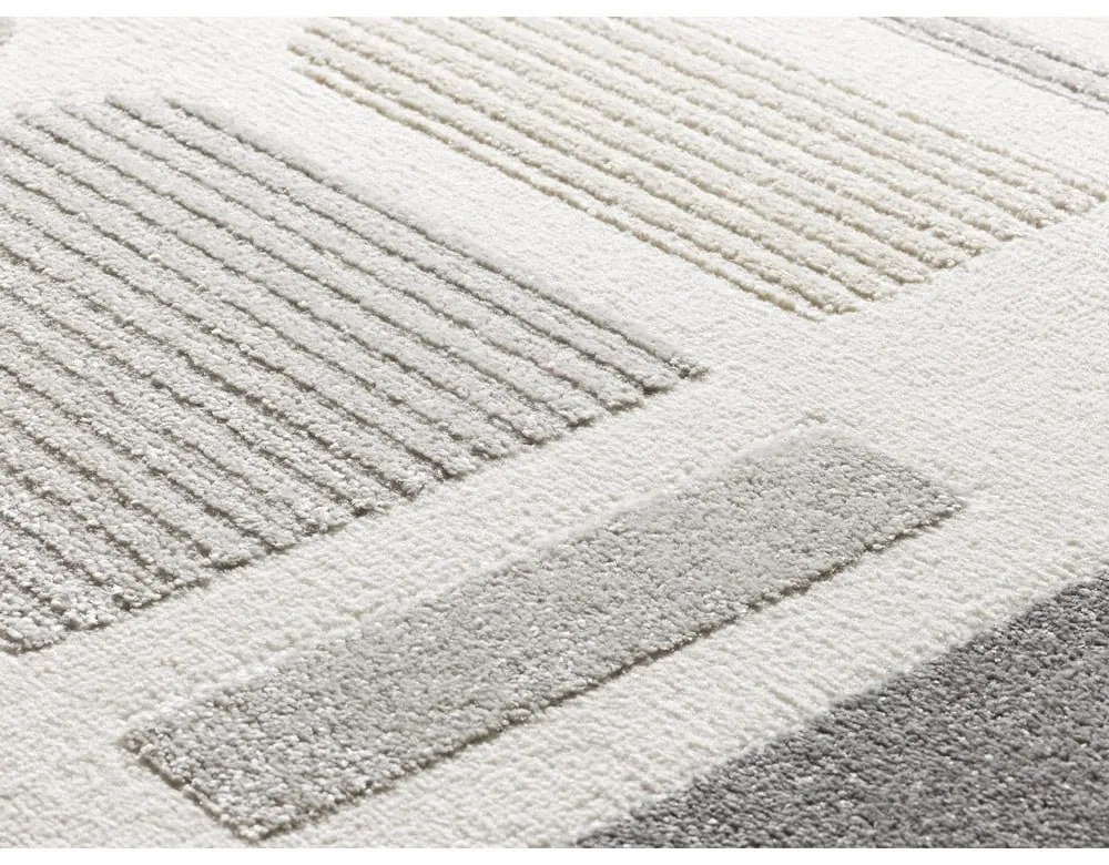 Covor gri deschis-fildeș 160x230 cm Flora – Universal