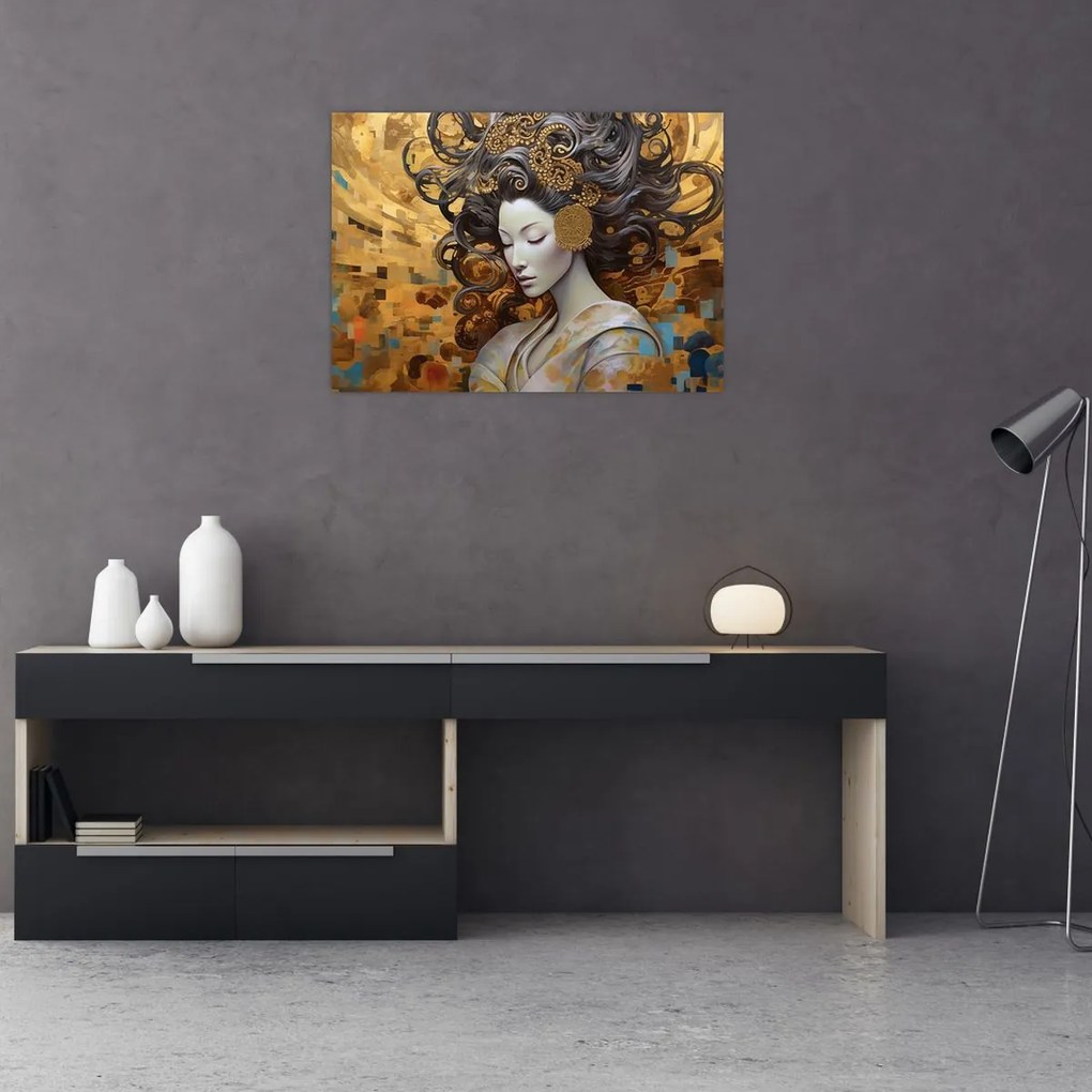 Tablou pe sticlă - Luminozitate (70x50 cm)