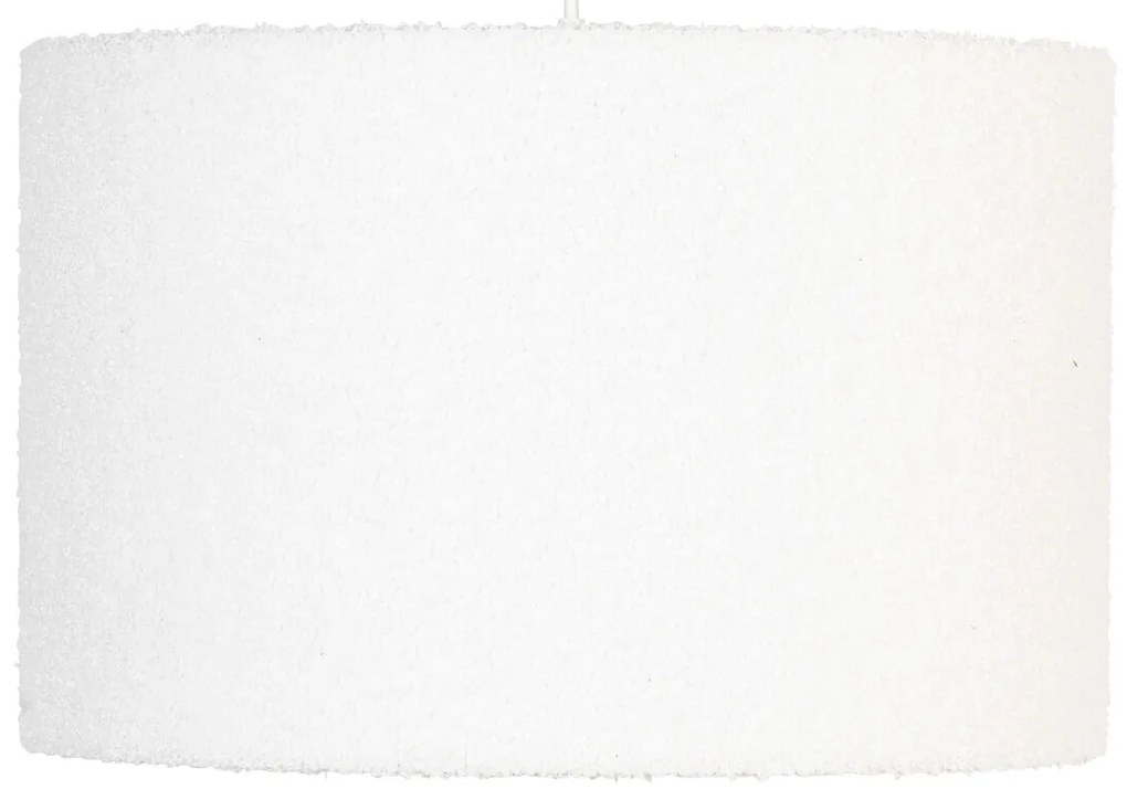 Lustră Tina Bouclé albă diametru 37 cm