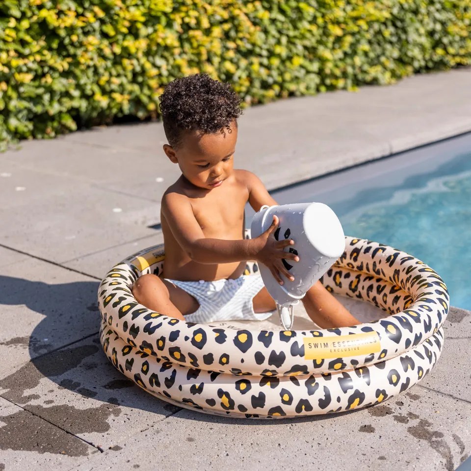 Piscina bebeluși animal print- 60 cm- 2 inele