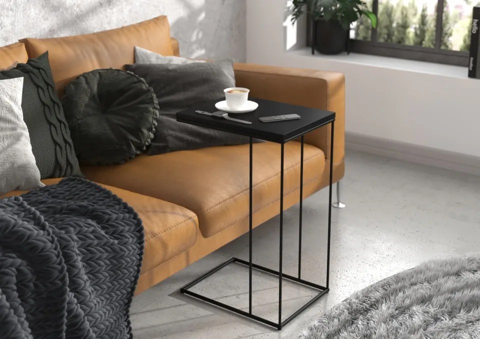 Masuta cafea, DRU, ADRK Furniture (Culoare: Alb / Alb)