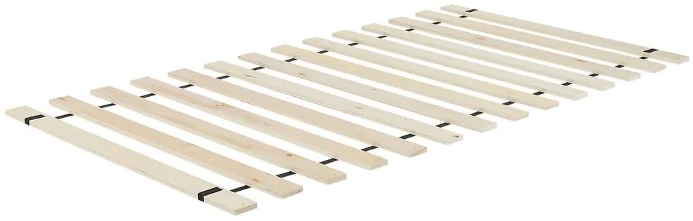 Pat de o persoană 90 cm AMBRE (cu somieră) (gri). 1007089