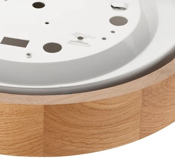 Plafonieră LED Brilagi CARVALHO 1xE27/60W/230V stejar d. 27,5 cm