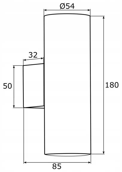 Aplică Argon 0910 MITOS 2xGU10/5W/230V albă