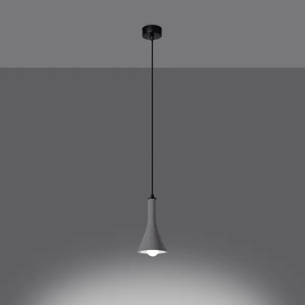 Lustră pe cablu Sollux SL.1223 REA 1xE14/12W/230V beton