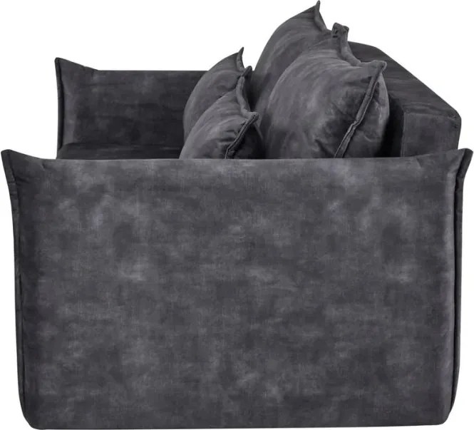 Canapea extensibila, Catifea Gri APARTMENT 215cm