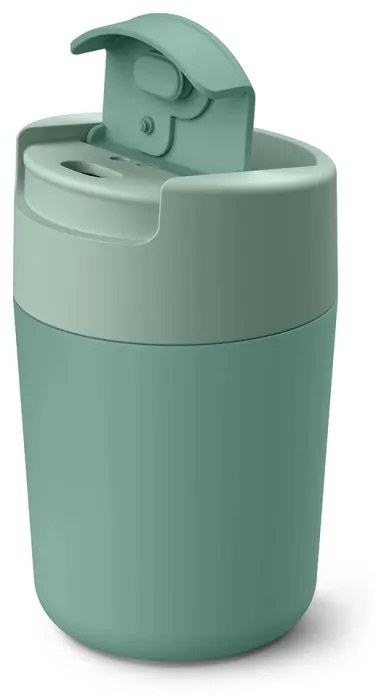 Thermos Joseph Joseph Sipp 81122, Capac de etansare, 340 ml, Fara BPA, Verde