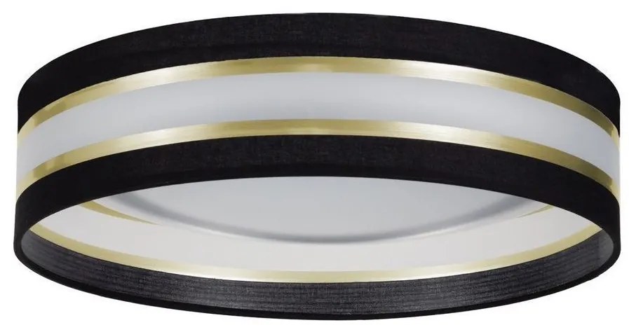 Plafonieră LED dimabilă SMART CORAL GOLD LED/24W/230V neagră/aurie + telecomandă