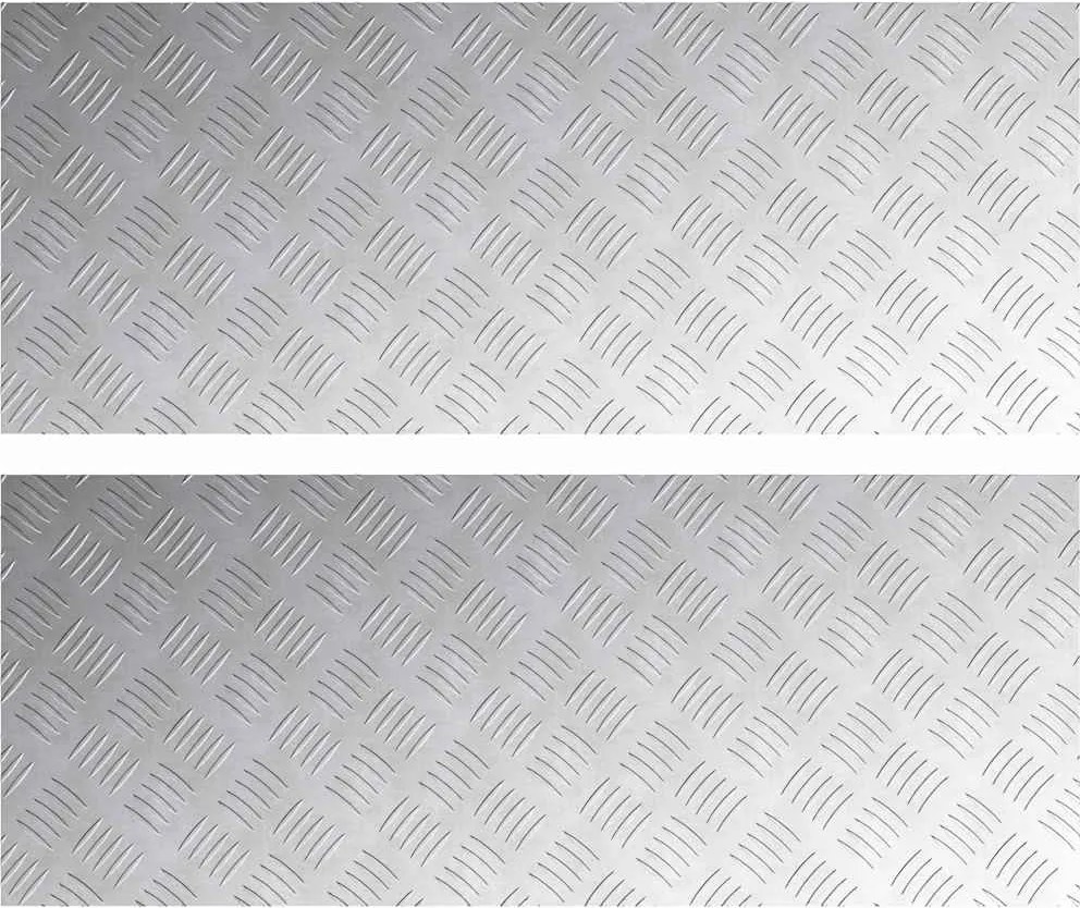 vidaXL Trepte Dreptunghiular 2 pcs Argintiu 100 x 40 cm Aluminiu