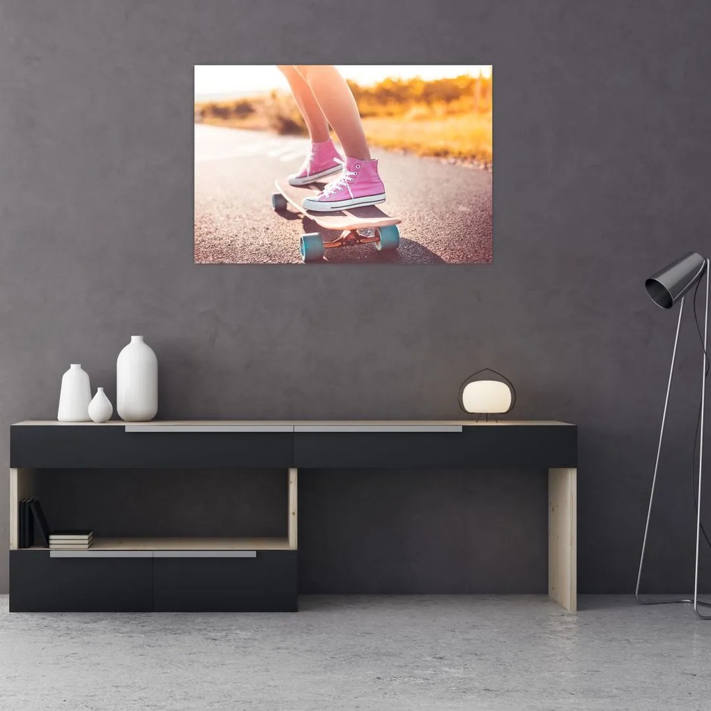 Tablou cu scateboard (90x60 cm)