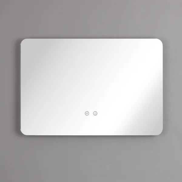 Brilagi - Oglindă pentru baie DIANA, LED reglabilă, cu iluminare integrată și încălzire anti-aburire, 13 W, 230 V, 40 x 60 cm, IP44