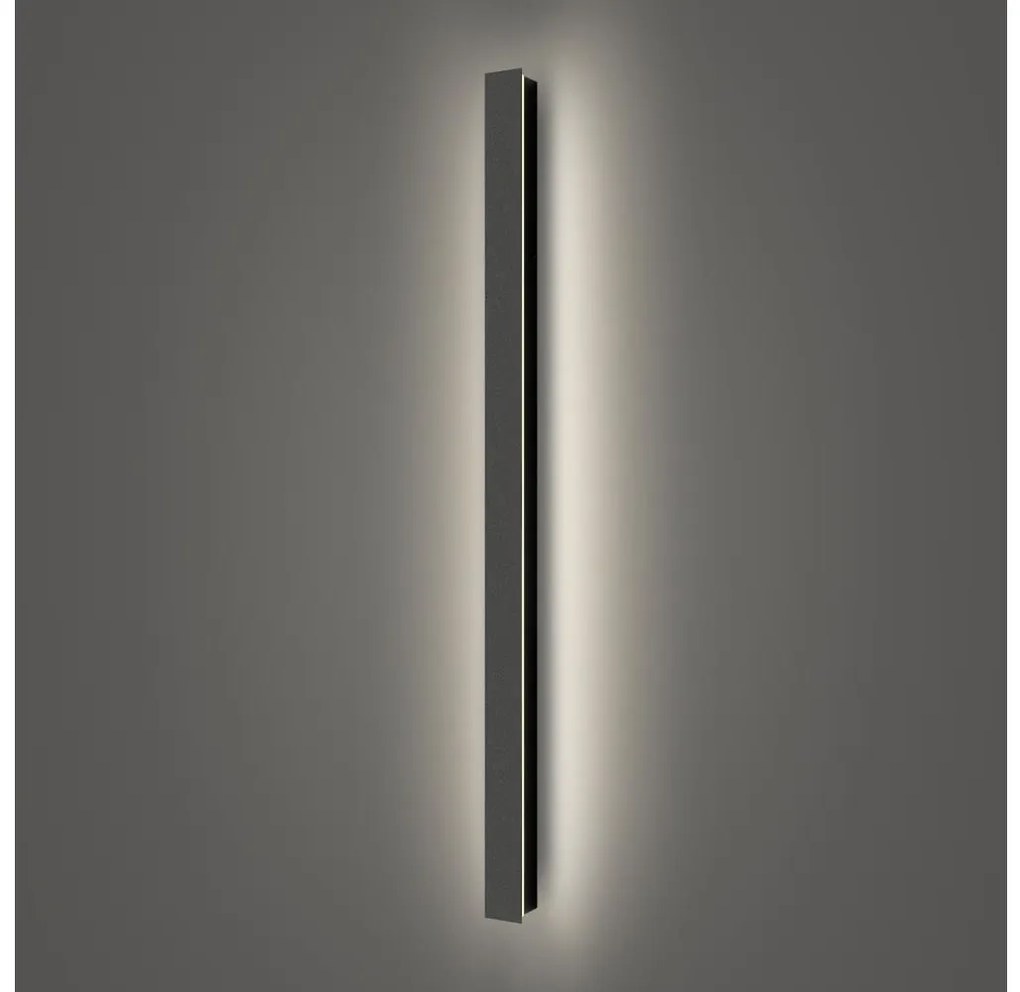 Brilagi - Aplica de perete pentru exterior LINEAR LED/22W/230V 4000K IP65 negru