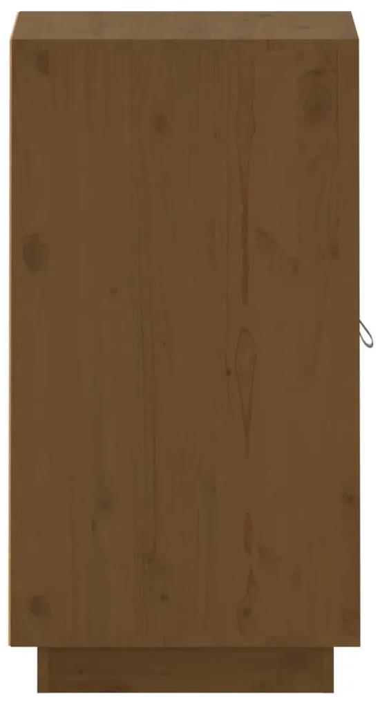 Servanta, maro miere, 34x40x75 cm, lemn masiv de pin 1, maro miere