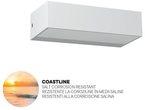 Aplică LED de exterior LAMPRIS LED/9,5W/230V IP65 albă