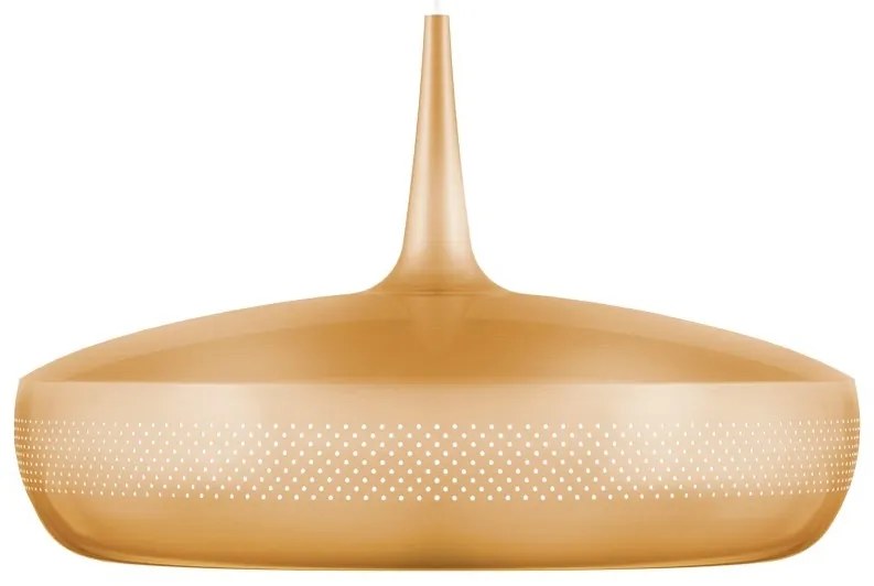 Abajur metalic design retro Clava Dine, Brushed Brass