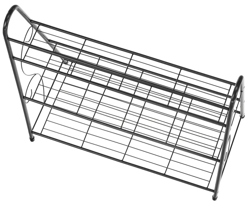 Raft metalic Veruma,  gri închis