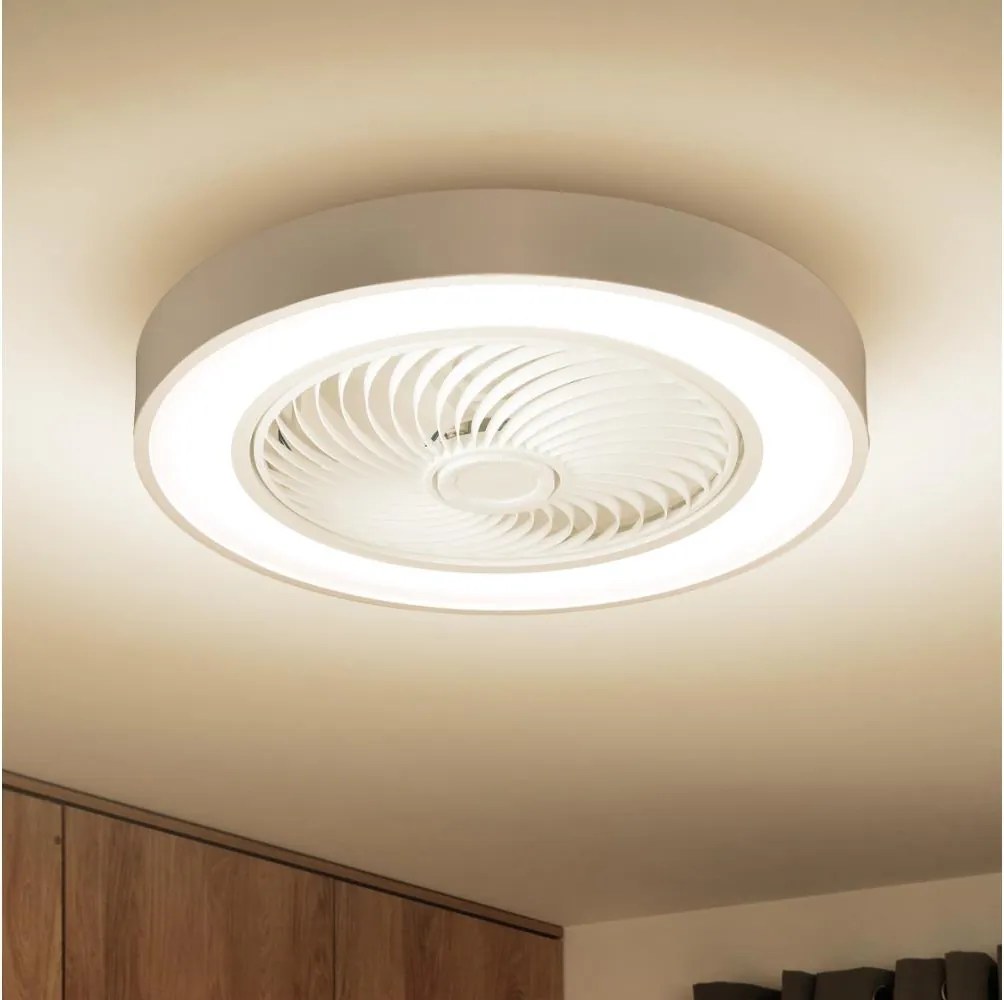 Brilagi-LED Lampă reglabilă cu ventilator LED/30W/230V 3000-6500K alb+DO