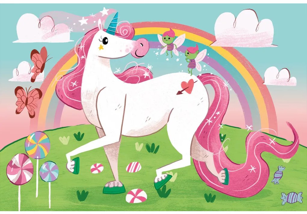 Unicorn Believe Puzzle Clementoni 2x20 piese