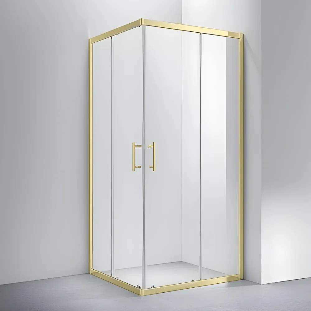 Motril Gold Cabină de duș 80x80, 190cm, 6mm NANO
