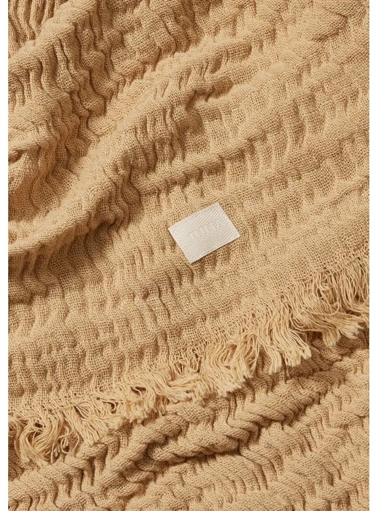 Cuvertură bej pentru pat dublu 240x260 cm Reloved – JUNA