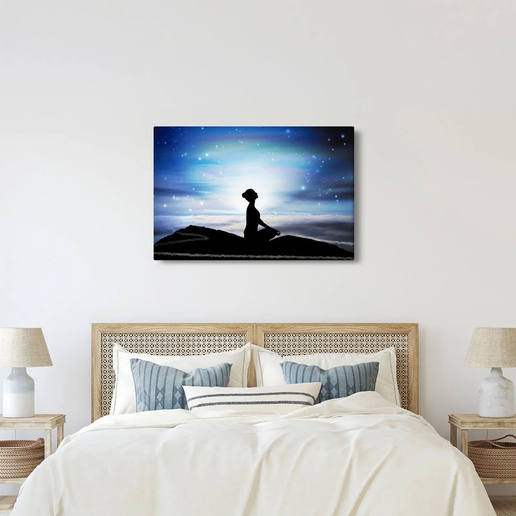Tablou - Femaia meditând (90x60 cm)