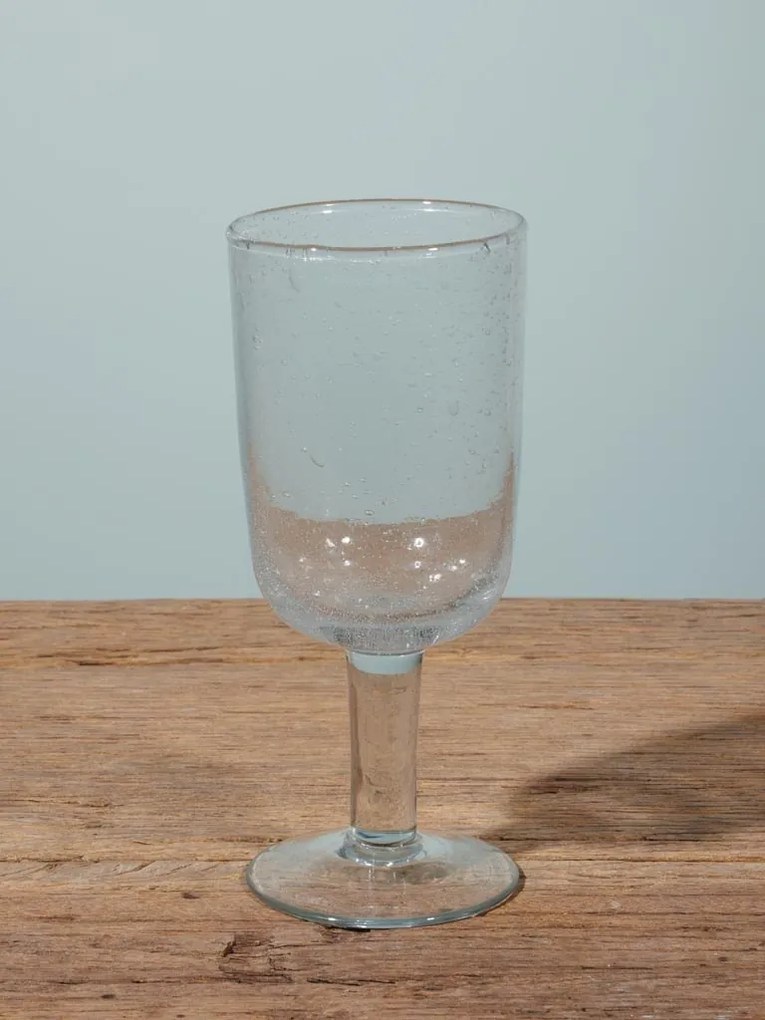 Pahar de vin, din sticla, H18 cm, Bubbles