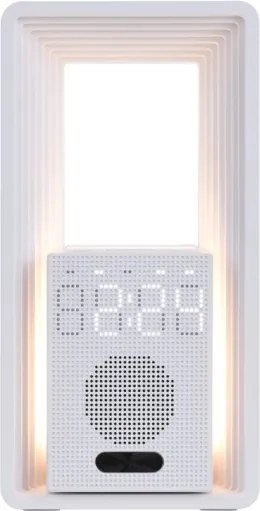 Immax 09113L - Lampă de birou LED cu ceas deșteptător și încărcare CALM LED/3,5W/5V